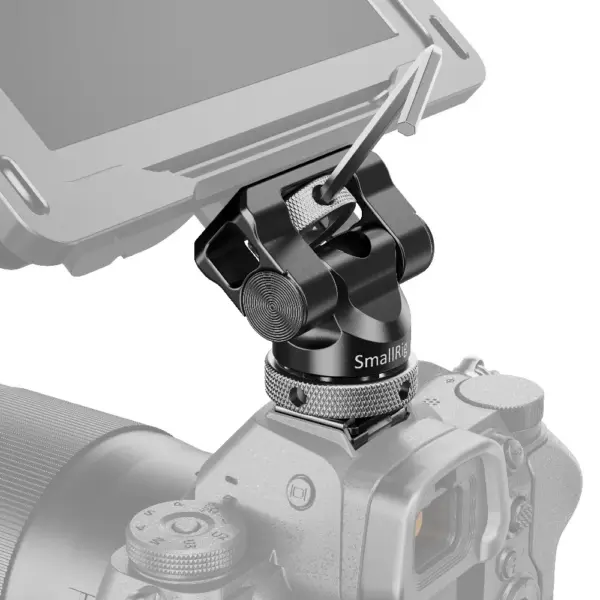 SmallRig Swivel y Tilt Monitor Mount con Cold Shoe (zapata fría)