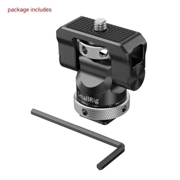 SmallRig Swivel y Tilt Monitor Mount con Cold Shoe (zapata fría)