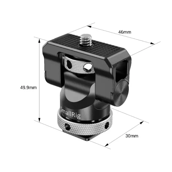 SmallRig Swivel y Tilt Monitor Mount con Cold Shoe (zapata fría)