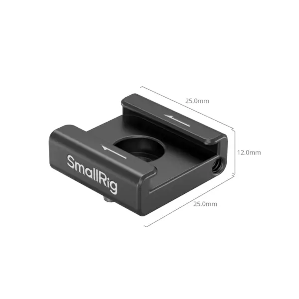 Anti-Twist Cold Shoe Mount Support (soporte de zapata fría con sistema anti-rotación)