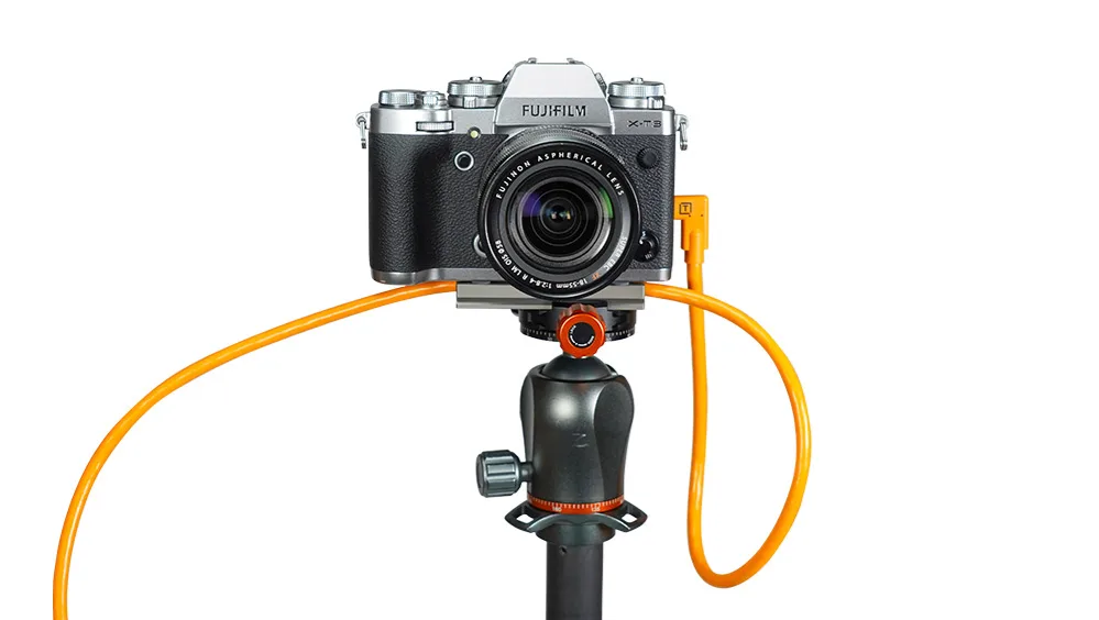 TetherTools Cable USB-C Acodado -TetherPro USB-C to USB-C Right Angle - Orange 2 tether cuc15rt