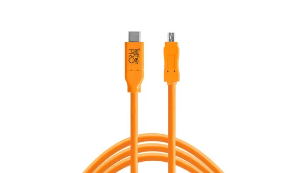 TetherTools Cable TetherPro USB-C a 2.0 Mini-B 8 pin 8 cable tetherpro