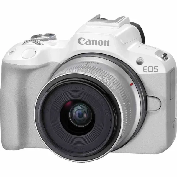 canon camara r50 color blanco