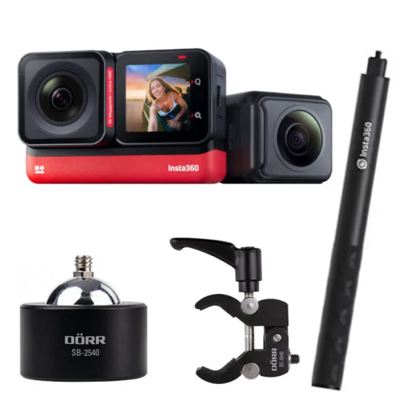 Insta360 Kit Insta360 One Rs Twin Edition + Acc. Bike + Selfie