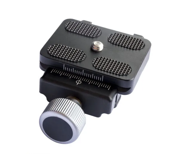 Leofoto DC-38Q + BPL-50 abrazadera de perilla 6 placa para tripode