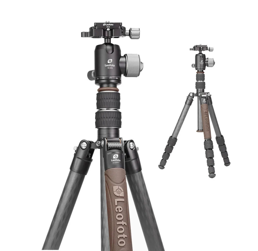 Leofoto LX Series LX-225CT + XB32Q 2 tripode extendible