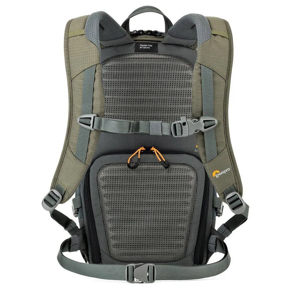Lowepro Mochila Flipside Trek BP AW - Verde/Gris 2 lowepro