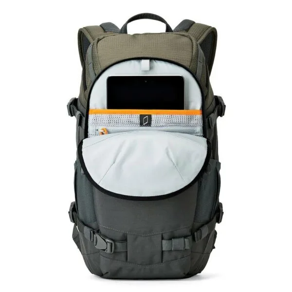 Lowepro Mochila Flipside Trek BP AW - Verde/Gris 7 lowepro