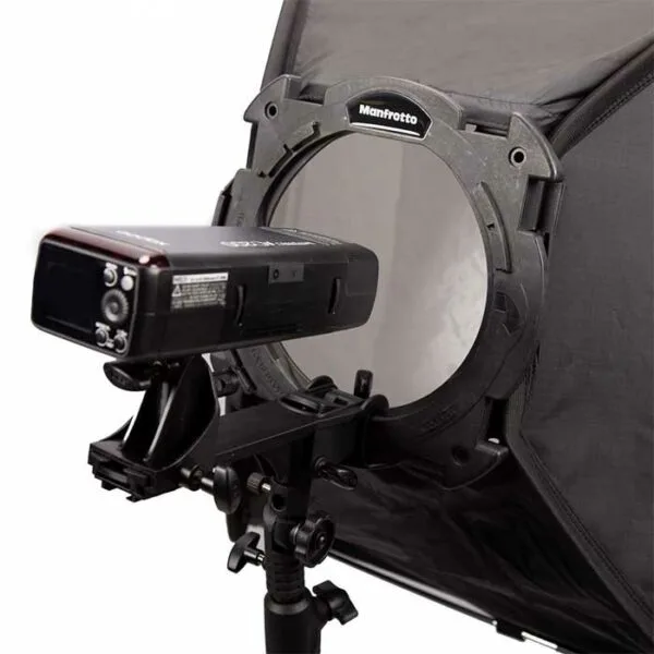 Manfrotto Ezybox Pro montura para flash de zapata