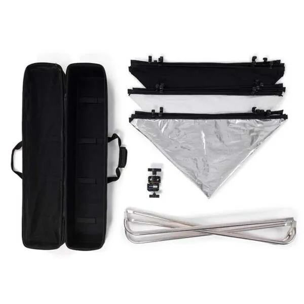 Manfrotto Kit Scrim Pro Completo - pequeño 1,1x1,1 m 4 manfrotto scrim kit