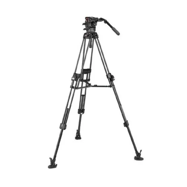 Manfrotto Kit video c/trípode carbono Fast 645 + rótula 526. Estab. Central 4 tripode para camara