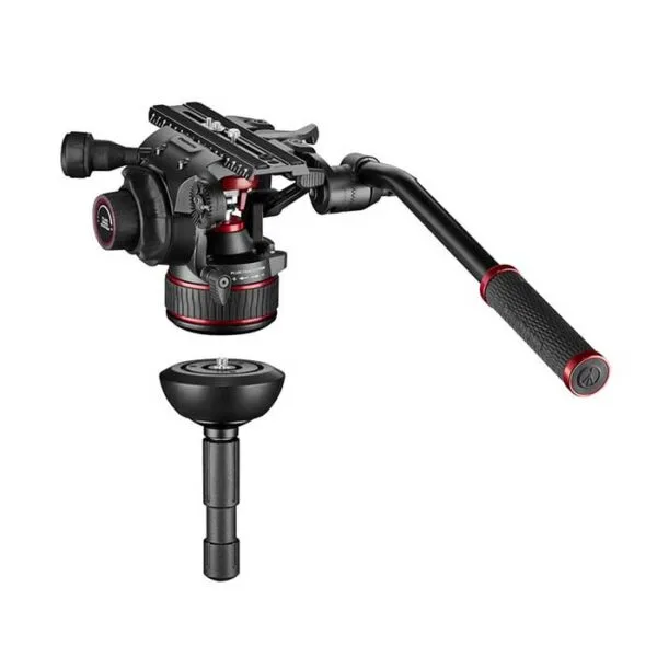Manfrotto Kit video con trípode aluminio Twin + rótula Nitrotech 612. Estab. media altura 4 tripode para camara