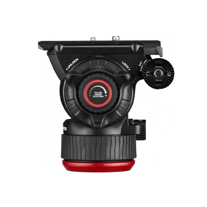 Manfrotto Kit video con trípode alumino Twin + rótula 504X. Estab. ras de suelo 2 tripode para camara
