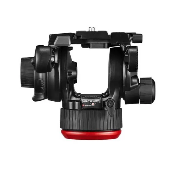 Manfrotto Kit video con trípode carbono Twin + rótula 504X. Estab. ras de suelo 5 rotula de carbono