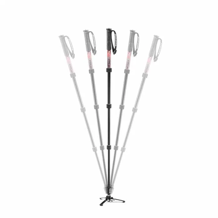 Manfrotto Monopie video Element MII. Aluminio 4 secciones. Base fluida 3 monopie