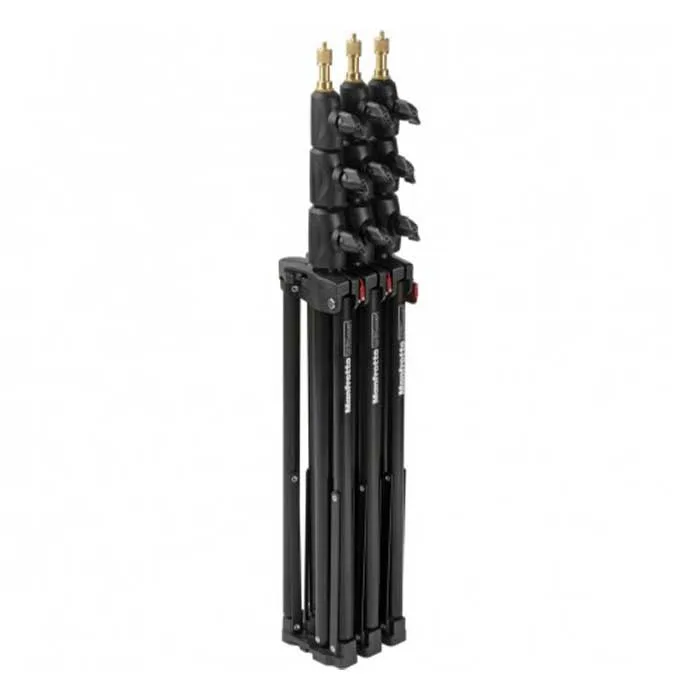 Manfrotto Pack de 3 pies de estudio 1051BAC Mini Compact Stand en negro 2 pie de estudio
