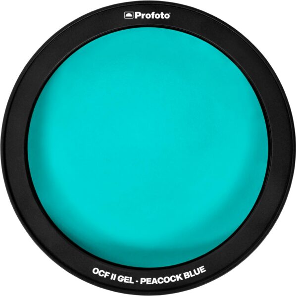 gel peacock blue