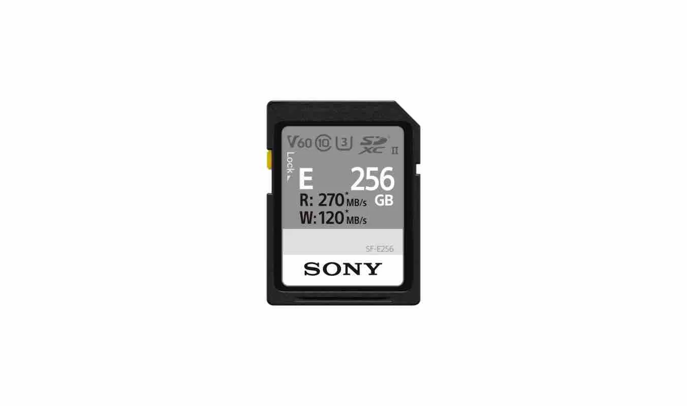 tarjeta de memoria sony