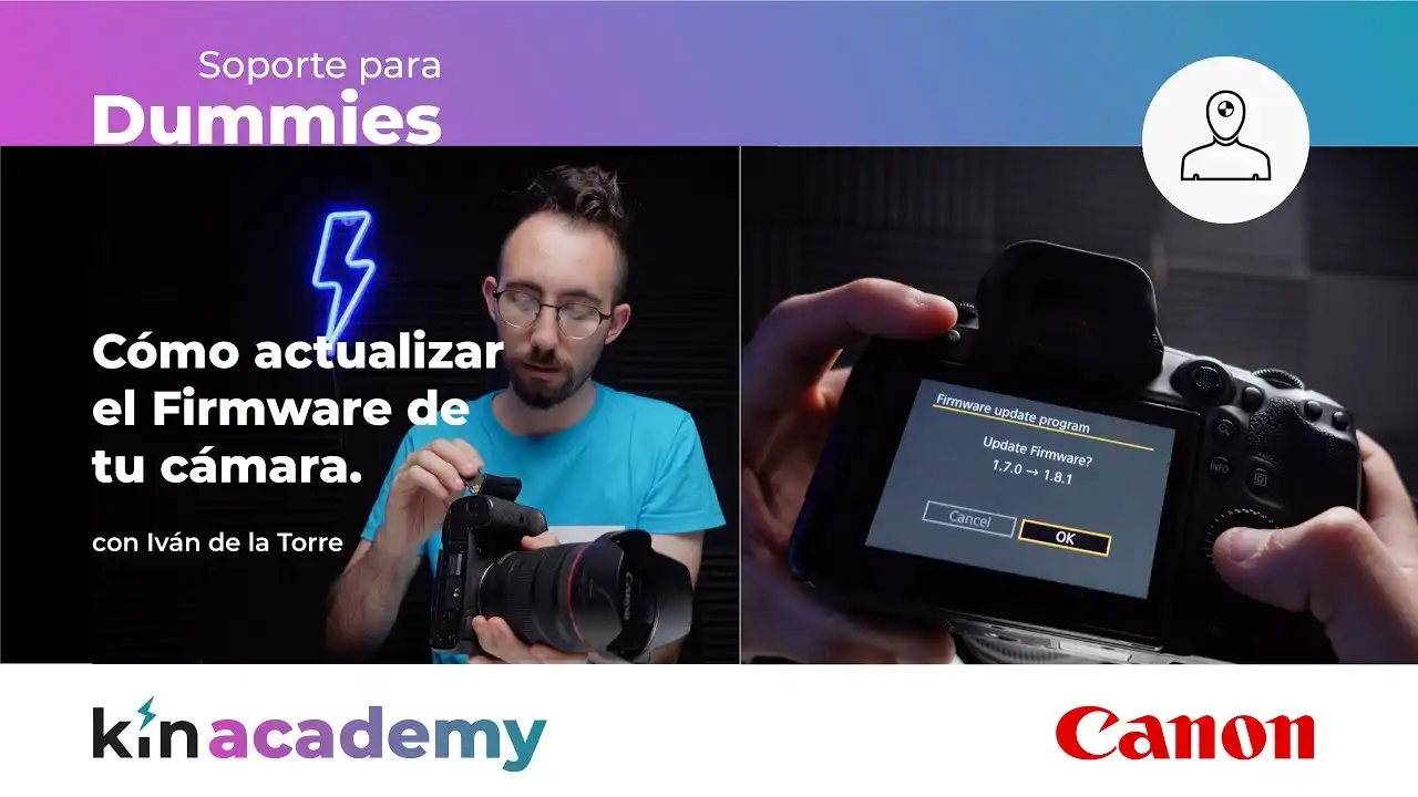 firmware de tu camara