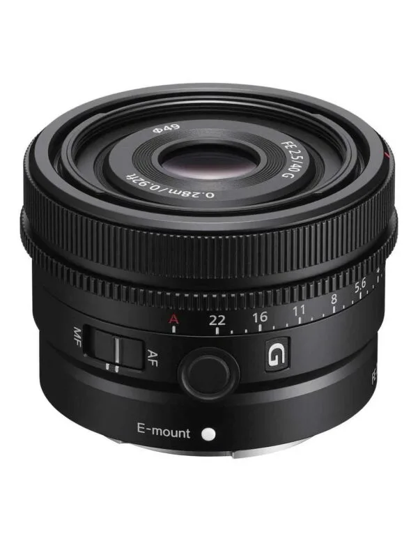 Sony FE 40mm F2.5 G 5 objetivo sony
