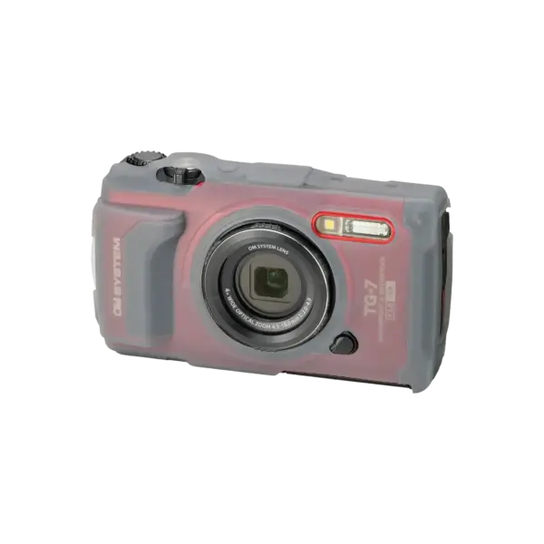 CSCH-128 Funda de silicona para cámara OM System TOUGH TG-7 5 CSCH-128 Funda de silicona para cámara OM System TOUGH TG-7