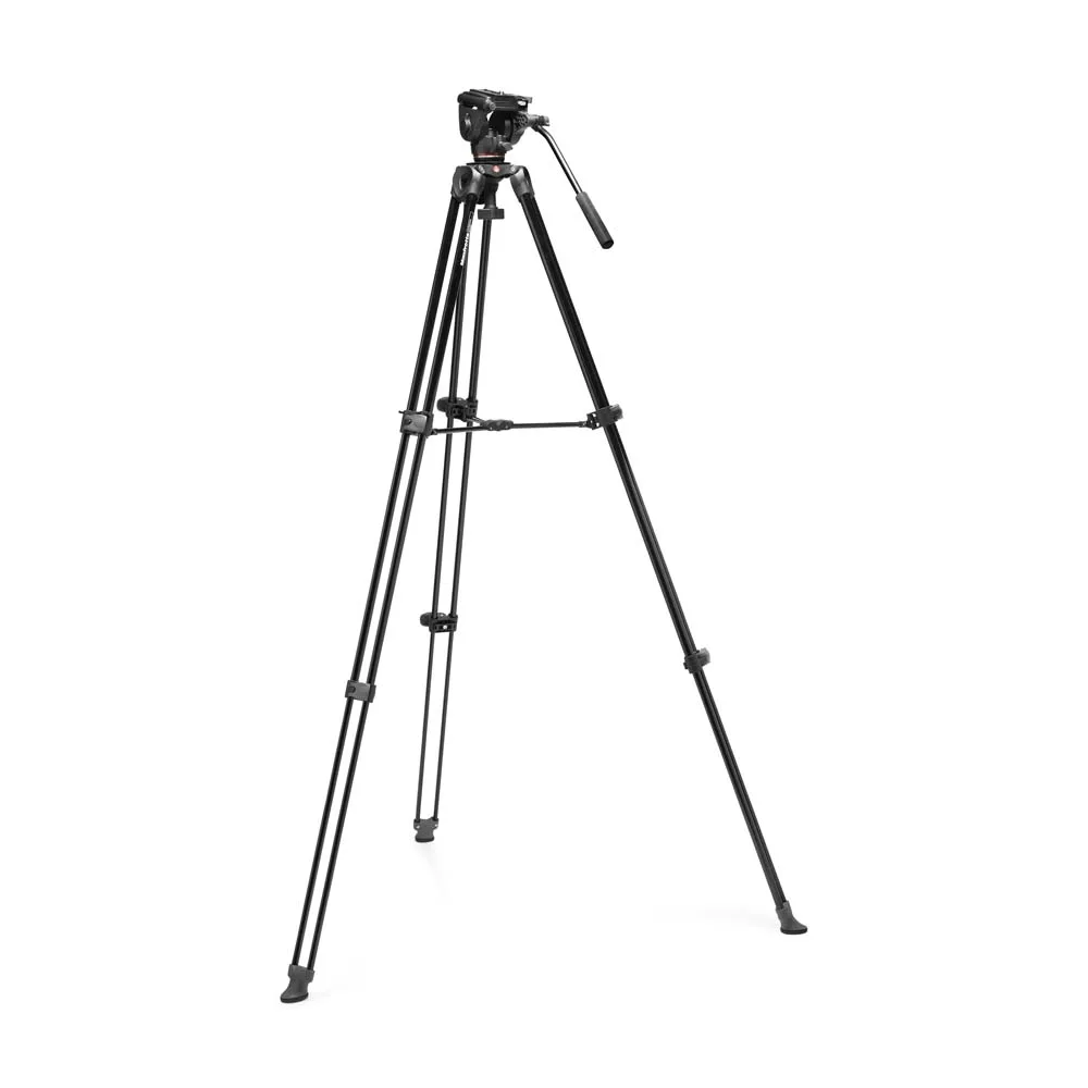 Manfrotto kit vídeo trípode MVT502AM twin aluminio con rótula fluida 500X 3 Manfrotto kit vídeo trípode MVT502AM twin aluminio con rótula fluida 500X - Imagen 3