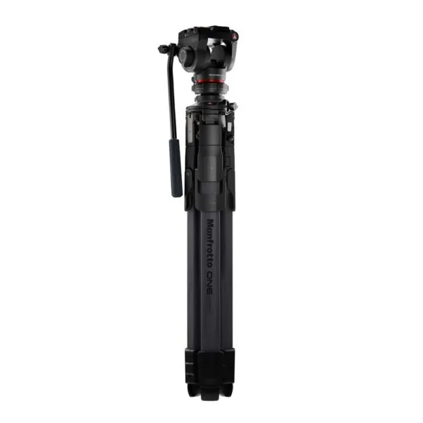 Kit trípode Manfrotto ONE - carbono con rótula fluida 500X