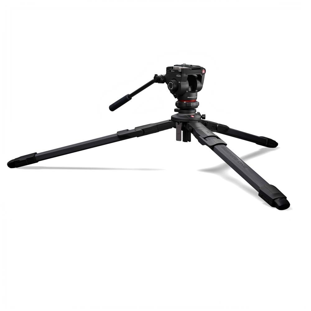 Kit trípode Manfrotto ONE - carbono con rótula fluida 500X 4 Kit trípode Manfrotto ONE - carbono con rótula fluida 500X - Imagen 4