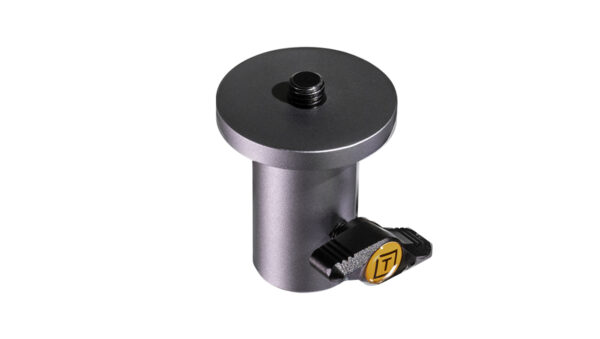 Adaptador Rock Solid Baby Ballhead (Adapta un pin de 5/8" o un receptor Junior de 1-1/8" a una rosca de 3/8"-16)